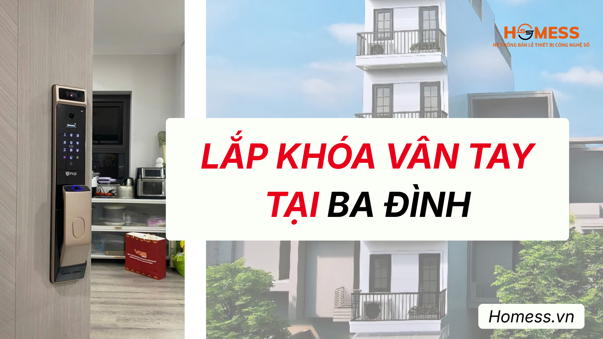 Lắp khóa vân tay tại BA ĐÌNH