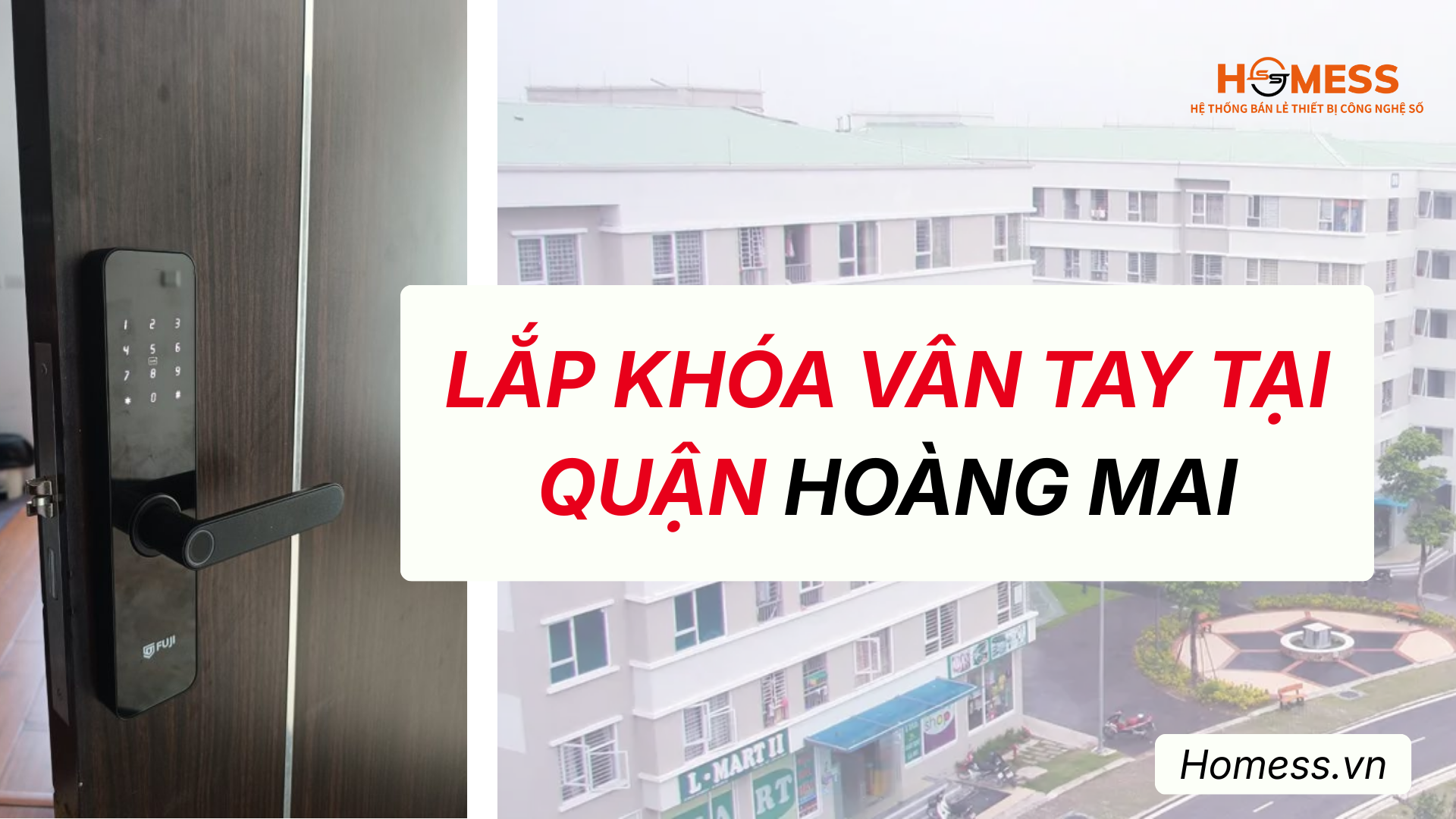 Lắp khóa vân tay tại quận Hoàng Mai