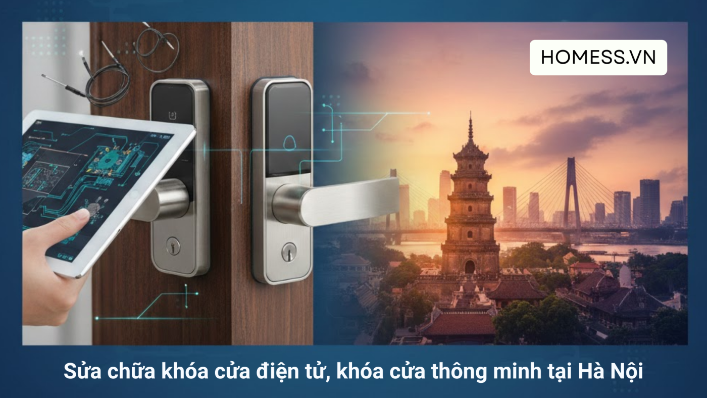 Sửa chữa khóa cửa điện tử