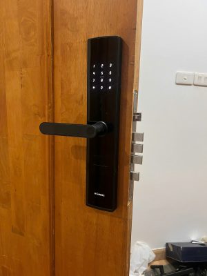 Lắp khóa vân tay cao cấp chung cư The K-Park-Homess HM-01