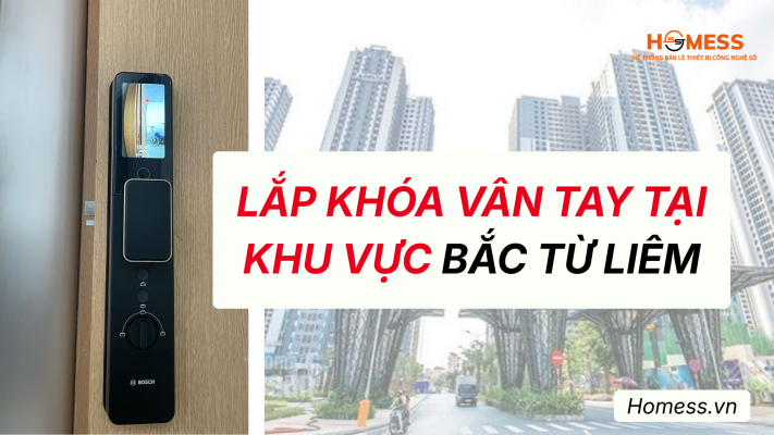 Lắp khóa vân tay tại Bắc Từ Liêm