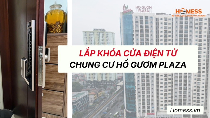 Lắp khóa vân tay tại chung cư Hồ Gươm Plaza